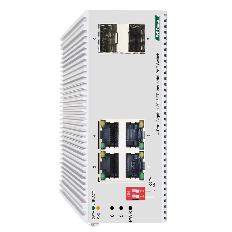 2 Gigabit SFP fiber module slots